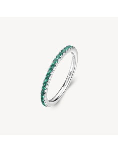 Anello veretta BROSWAY FANCY in argento rodiato 925 e cubic zirconi...