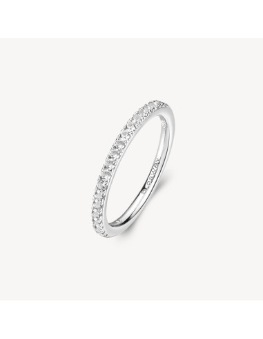 Anello veretta BROSWAY FANCY in argento rodiato 925 e cubic zirconi...