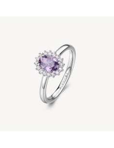 Anello Kate BROSWAY FANCY in argento rodiato 925 e cubic zirconia a...