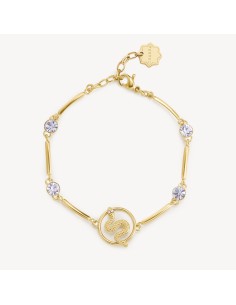 Bracciale semirigido BROSWAY CHAKRA MISTICI in acciaio 316L dorato ...