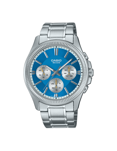 Orologio CASIO MTP-1375PD-2A2VEF Silver Blue only 90,00 € on OroFas...