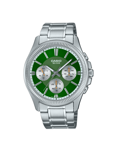 Orologio CASIO MTP-1375PD-3AVEF Silver Green in Offerta a 72,00 €