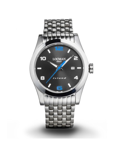 Orologio LOCMAN Island 0613A20S-00ANSKB0 Black con cinturino in acc...