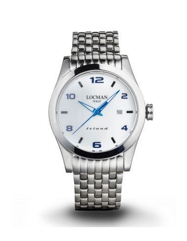Orologio LOCMAN Island 0613A08S-00WHBLB0 White con cinturino in acc...