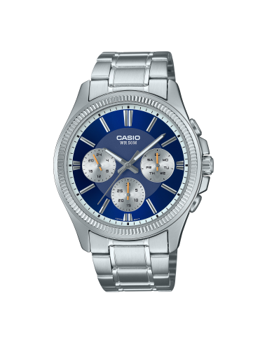 Orologio CASIO MTP-1375PD-2A1VEF Silver Blue only 90,00 € on OroFas...
