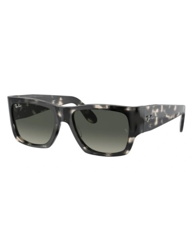 Occhiali sole Ray Ban Wayfarer Nomad RB2187 133371 54 Grey Havana/G...
