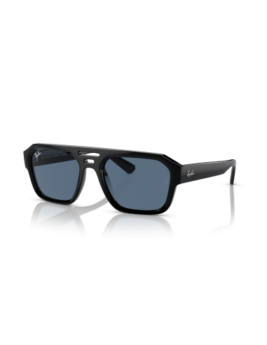Occhiali sole Ray Ban Corrigan RB4397 667780 54 Black Dark Blue Pre...