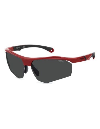 Occhiali da sole POLAROID polarizzati PLD7055/S 68-10 C9A E3 Red on...