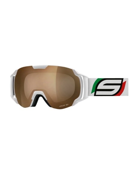 Maschera da sci SALICE 619ITATECH OTG Bianco lente TECH Photochromi...