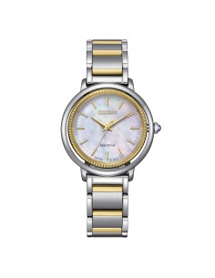 Orologio CITIZEN Arcly EM1104-83D Nacre con cinturino in acciaio bi...