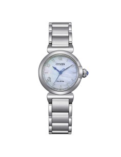 Orologio CITIZEN Maybell Mini EM1130-83D Nacre con cinturino in acc...