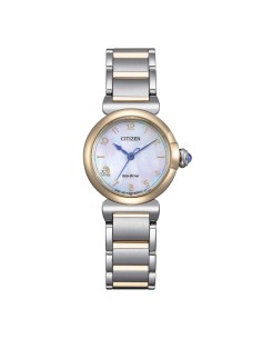 Orologio CITIZEN Maybell Mini EM1136-87D Nacre con cinturino in acc...