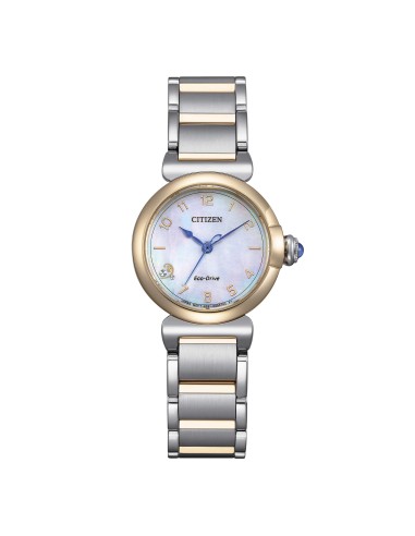Orologio CITIZEN Maybell Mini EM1136-87D Nacre con cinturino in acc...