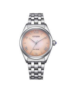 Orologio CITIZEN Citizen L EM1140-80X Salmon con cinturino in accia...