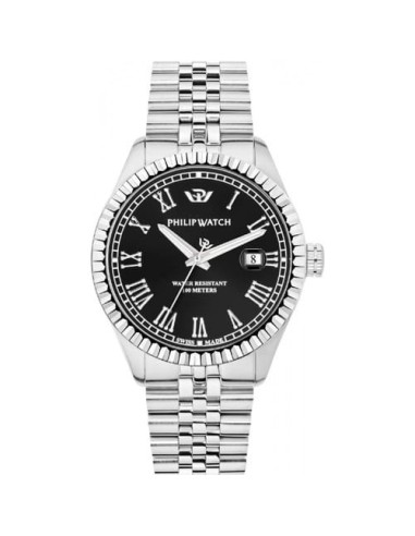 Orologio PHILIP WATCH Caribe R8253597074 Black con cinturino in acc...