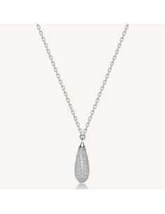 Collana BROSWAY FANCY in argento 925 e cubic zirconia pendente gocc...