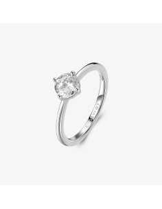 Anello solitario BROSWAY FANCY in argento 925 e cubic zirconia FIW7...