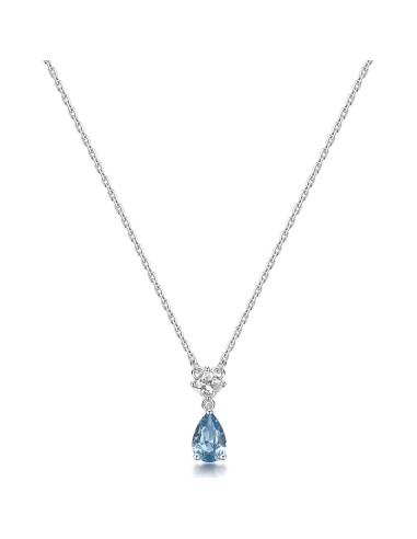Collana BROSWAY FANCY in argento 925 e cubic zirconia bianchi e lig...