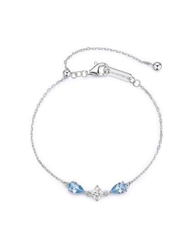 Bracciale BROSWAY FANCY in argento 925 e cubic zirconia light sapph...