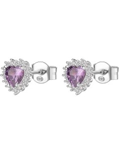 Orecchini BROSWAY FANCY in argento 925 e cubic zirconia amethyst e ...
