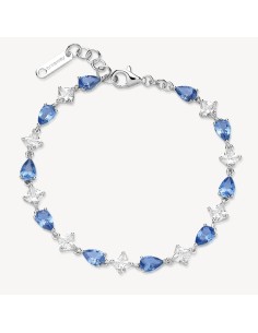 Bracciale BROSWAY FANCY in argento 925 e cubic zirconia sapphire e ...