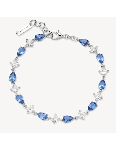 Bracciale BROSWAY FANCY in argento 925 e cubic zirconia sapphire e ...