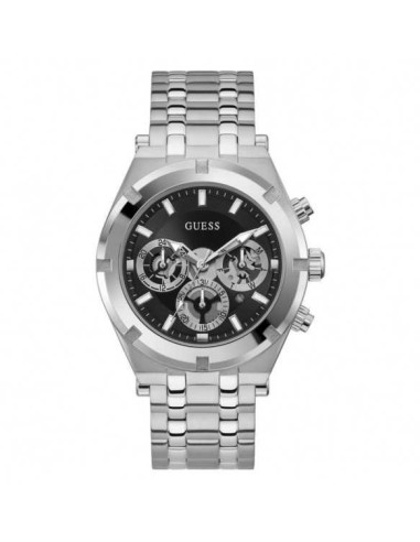 Orologio Uomo GUESS Continental GW0260G1 Black/Silver only 164,00 €...