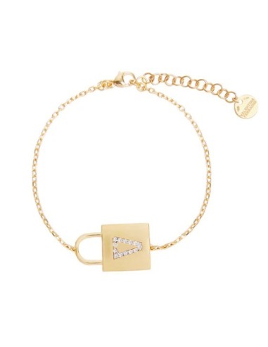 Saldi Bracciale VALENTINA FERRAGNI Lock Bracelet Gold DVF-BR-09  a ...