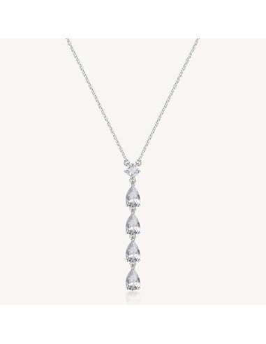 Collana BROSWAY FANCY in argento 925 e cubic zirconia bianchi FIW11...