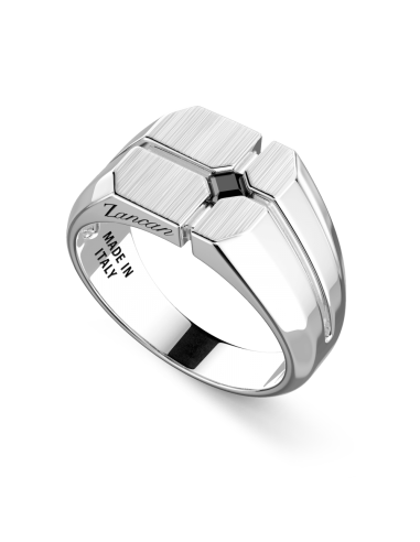 Anello ZANCAN Uomo in argento 925 ESA094-NE Misura 23  a solo 158,0...