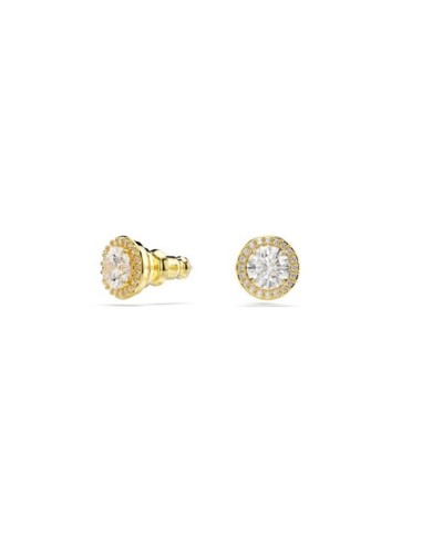 SWAROVSKI UNA:ORECCHINO A BUCO STUD PAVE WHITE/GOS only 99,00 € on ...