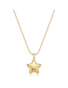 Collana girocollo S'AGAPO Stellar SSE18 in acciaio 316L dorato con ...