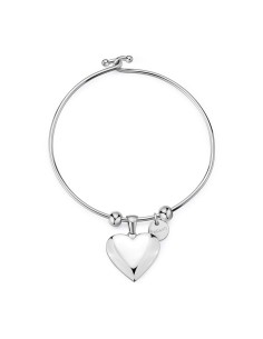 Bracciale rigido S'AGAPO Stellar SSE23 in acciaio 316L con pendente...