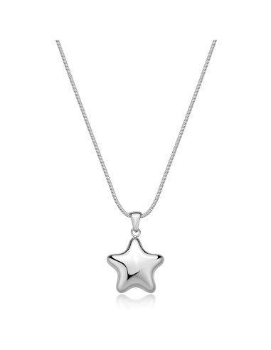 Collana girocollo S'AGAPO Stellar SSE17 in acciaio 316L con pendent...