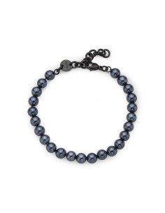 Bracciale Uomo S'AGAPO Atlas SAT14 in acciaio 316L pvd rutenio con ...