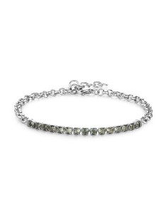 Bracciale Uomo S'AGAPO' Tricky SKT02 in acciaio 316L con centrale t...