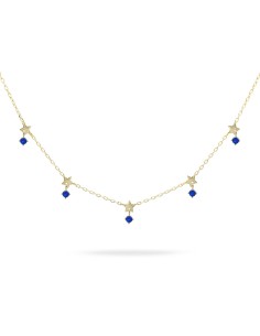 Girocollo RUE DES MILLE Essence in argento 925 dorato GRZ-024 5STE ...