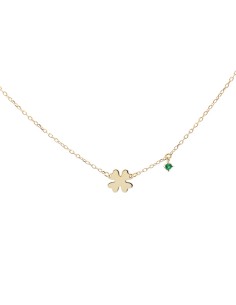 Girocollo RUE DES MILLE Essence in argento 925 dorato GRZ-024 QUAD ...