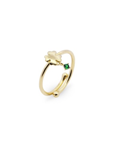 Anello regolabile RUE DES MILLE Essence in argento 925 dorato ANZ-0...