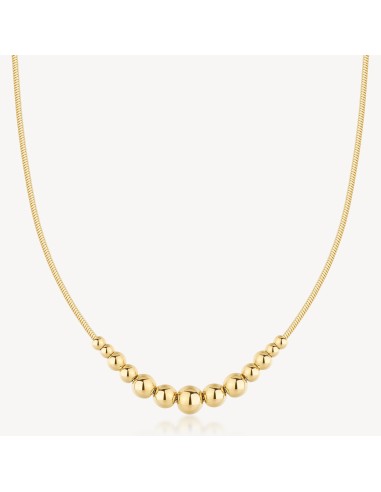 Collana BROSWAY Perfect BPC06 in acciaio 316L dorato con sfere only...