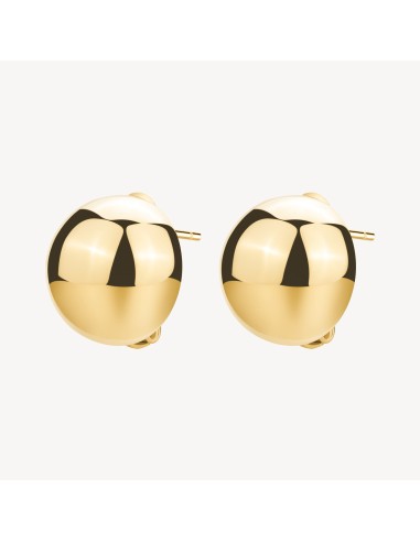 Orecchini a lobo BROSWAY Perfect BPC33 in acciaio 316L dorato only ...