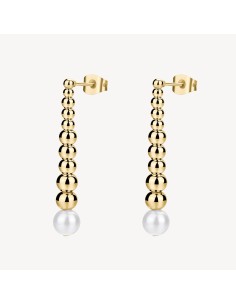 Orecchini pendenti BROSWAY Perfect BPC27 in acciaio 316L dorato con...