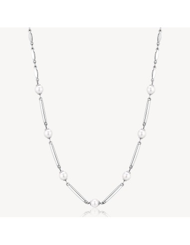 Collana BROSWAY Affinity BFF160 in acciaio 316L con perle only 49,0...