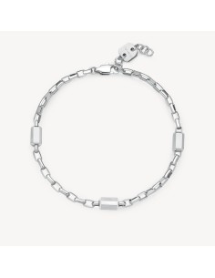 Bracciale Uomo BROSWAY Logan BOA14 in acciaio 316L lucido e satinat...