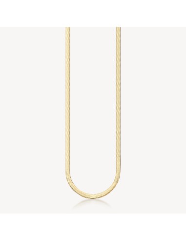 Collana catena snake BROSWAY Essential in Acciaio 316L dorato BNL02...