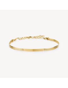 Bracciale catena snake BROSWAY Essential in Acciaio 316L dorato BNL...