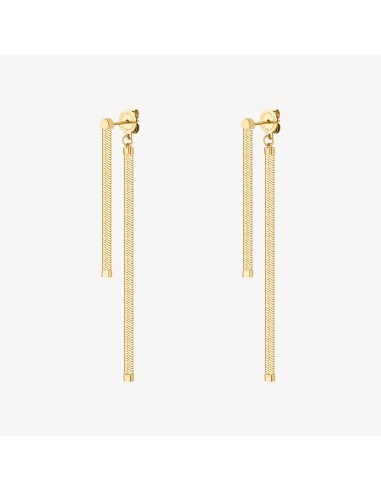 Orecchini pendenti catena snake BROSWAY Essential in Acciaio 316L d...