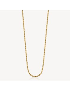Collana catena torchon lunga BROSWAY Essential in Acciaio 316L dora...