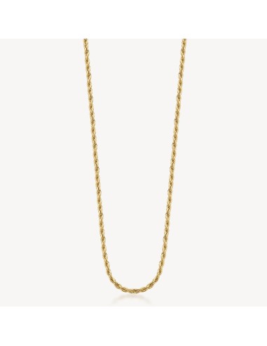 Collana catena torchon lunga BROSWAY Essential in Acciaio 316L dora...