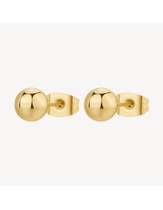 Orecchini a lobo BROSWAY Essential in Acciaio 316L dorato BNL112 on...